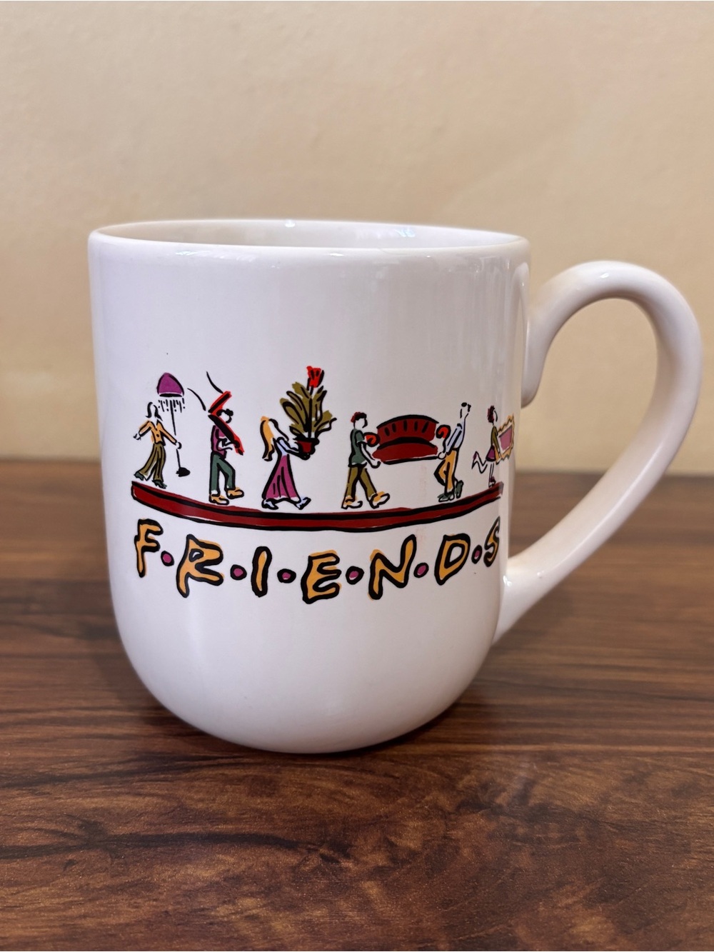 1996 Friends TV Series Coffee Mug Warner Brothers